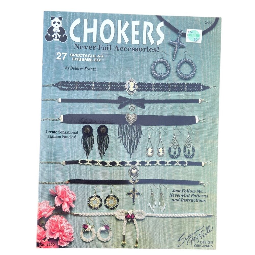 Chokers Never Fail Accessories Booklet 1994 Designs  Instructions Jewelry Making